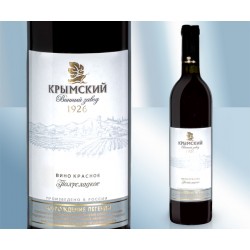 Вино Крымское, красное, полусладкое, 10,4%, 700мл